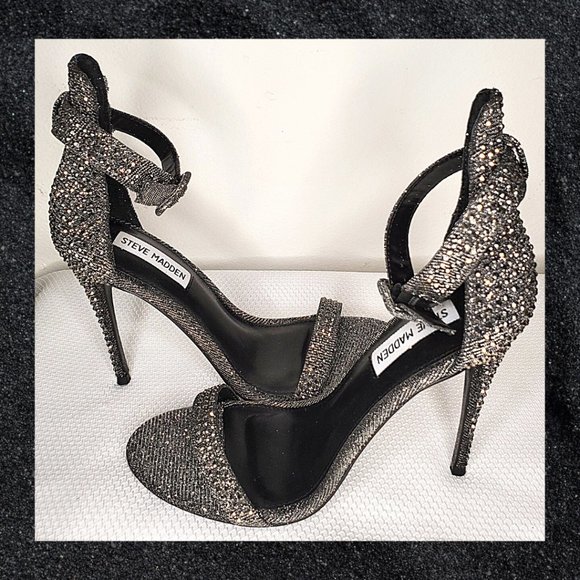 Steve Madden Shoes - Mischa Crystal Embellished Sandal STEVE MADDEN 7.5